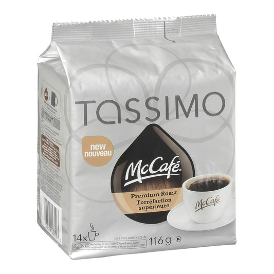 McDonalds McCafé Tassimo Premium Roast Coffee T-Discs, 14-Count