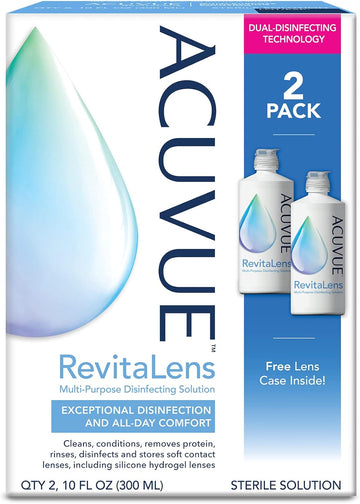 ACUVUE RevitaLens Multi-Purpose Disinfecting Solution, 2 x 10 oz. Twin