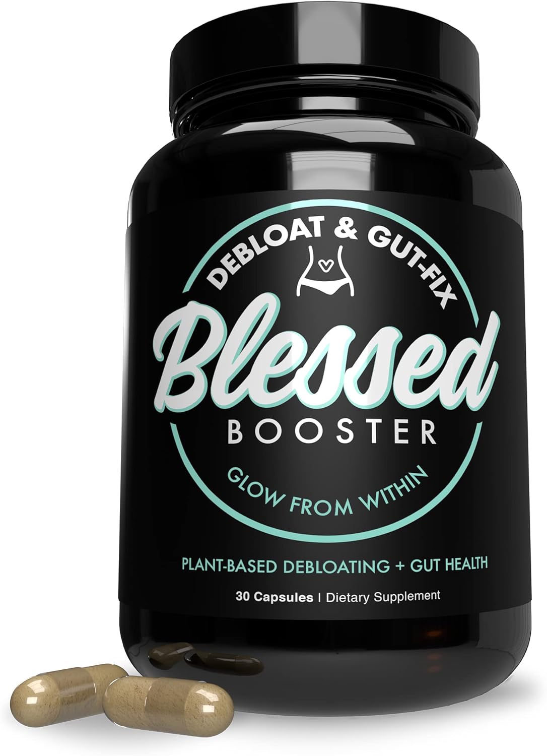 BLESSED Booster De-Bloat & Gut Fix - Daily De-Bloat & Gut Health for B5.61 Ounces