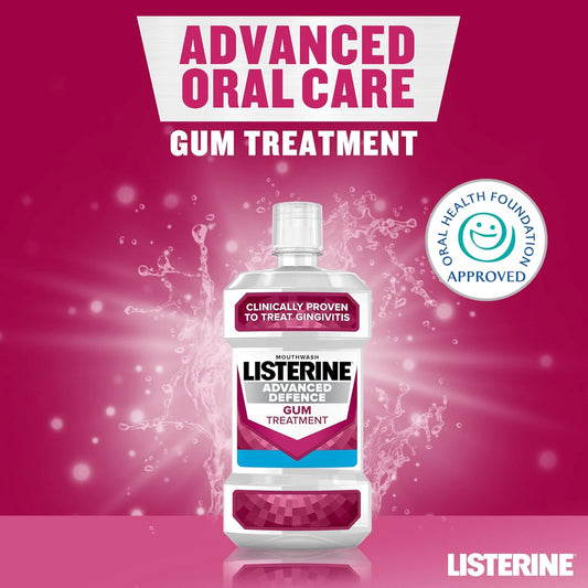 Listerine Advanced Defence Gum Treatment for Gingivitis 500