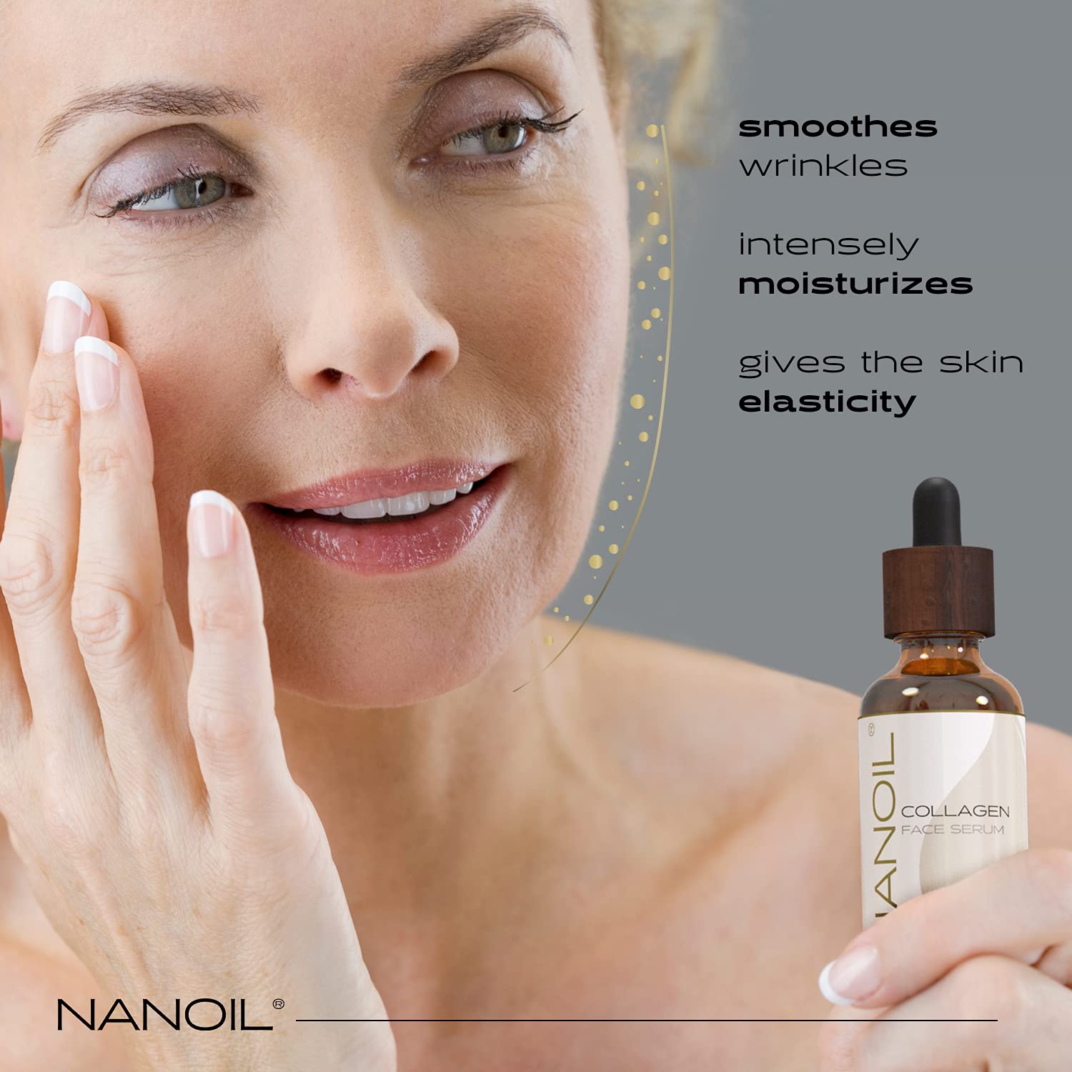 Esupli.com NANOIL Collagen Face Serum 50ml - Smoothing, Plumping and Re