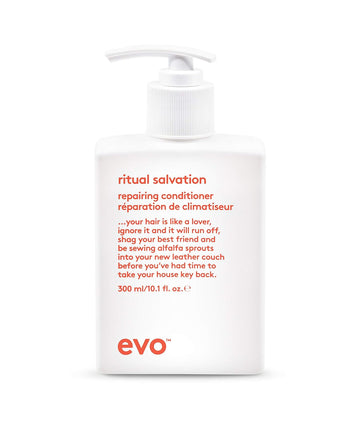 evo Ritual Salvation Repairing Hair Conditioner - Treats Damaged & Brittle Hair, Helps Reduce Breakage & Protects Color