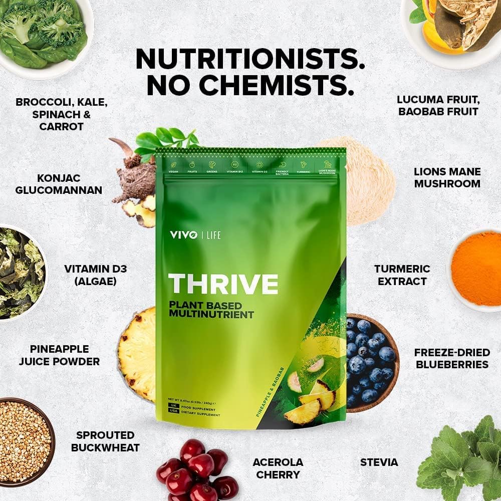 VIVO Life Thrive 30 Servings, Blueberry & Lucuma

