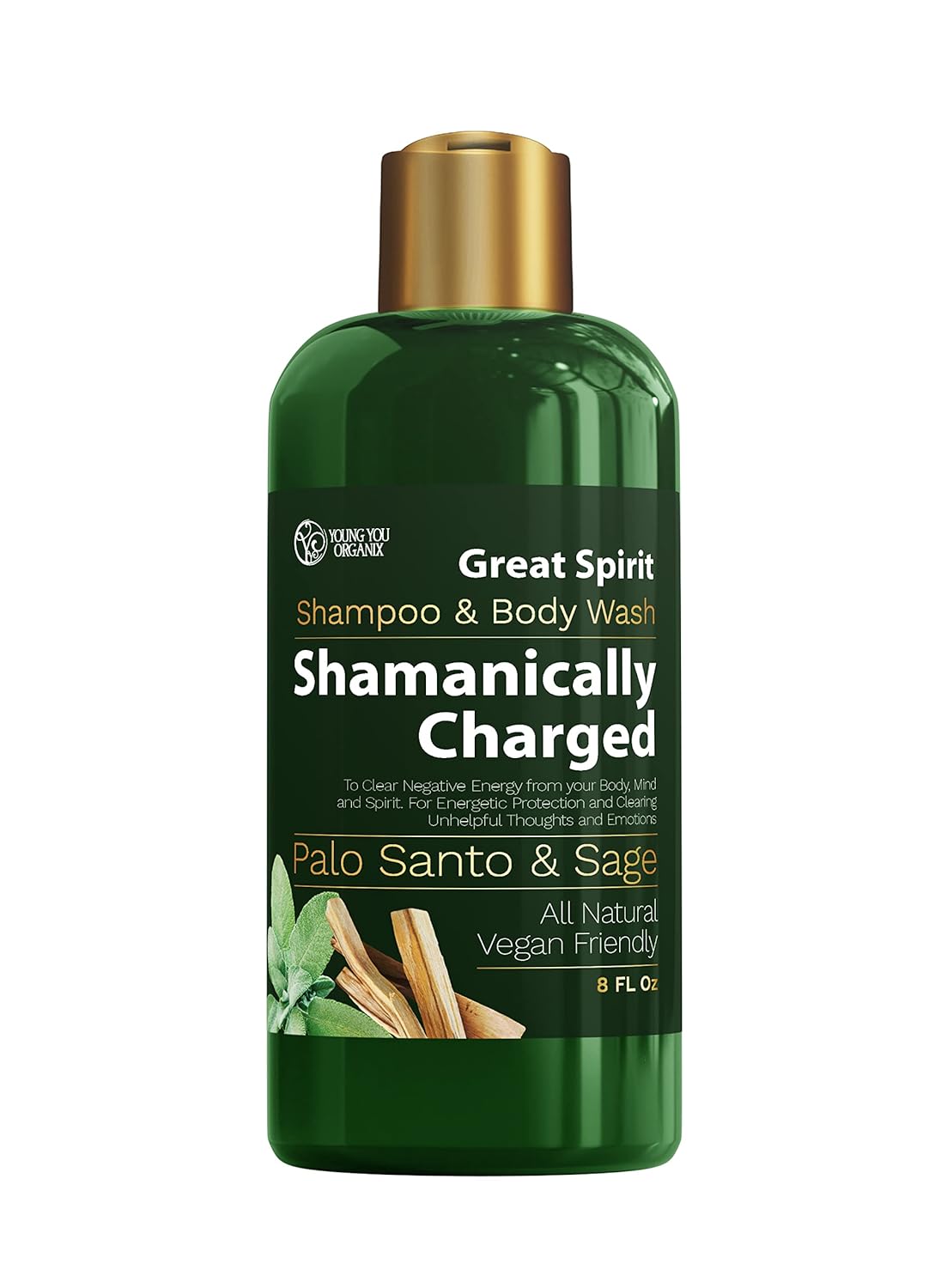 Young You Organix Great Spirit Shampoo and Body Wash Energy 