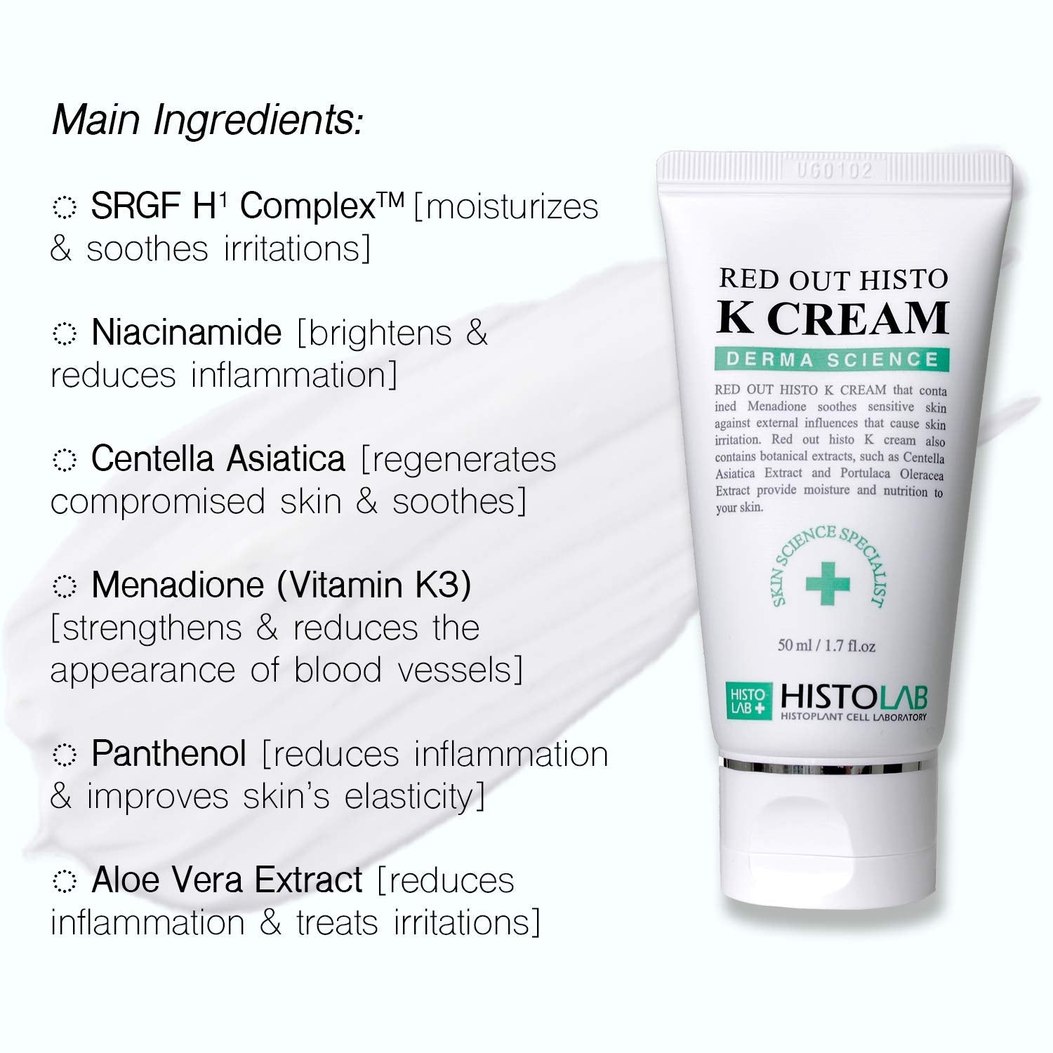 Esupli.com HISTOLAB Red Out HISTO K Cream | Skin soothing and Nutrition