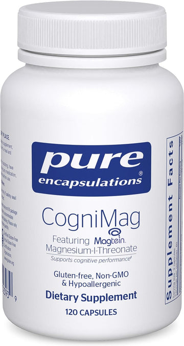 Pure Encapsulations CogniMag | Magnesium-L-Threonate and Polyphenol Su