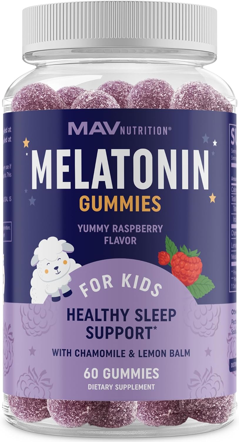 Melatonin Gummies For Kids | 0.5Mg Per Gummy | Gentle Rest Support For