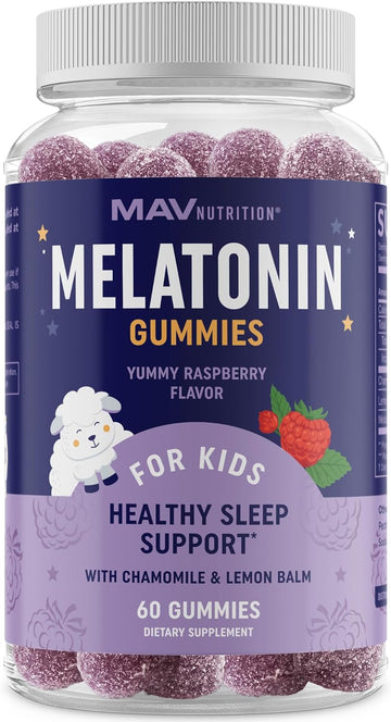 Melatonin Gummies For Kids | 0.5Mg Per Gummy | Gentle Rest Support For