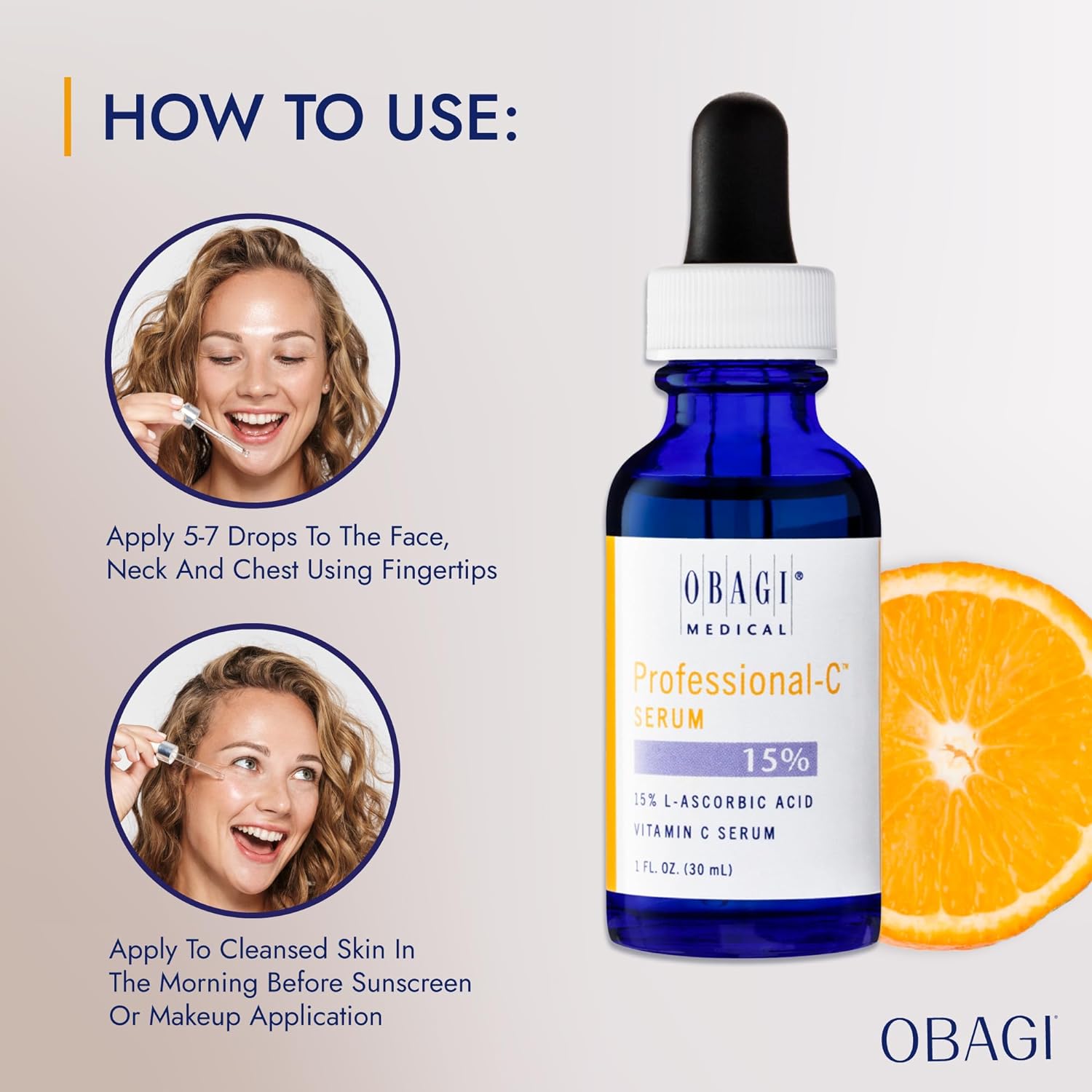 Esupli.com Obagi Professional C Serum 15%, Vitamin C Facial Serum with 