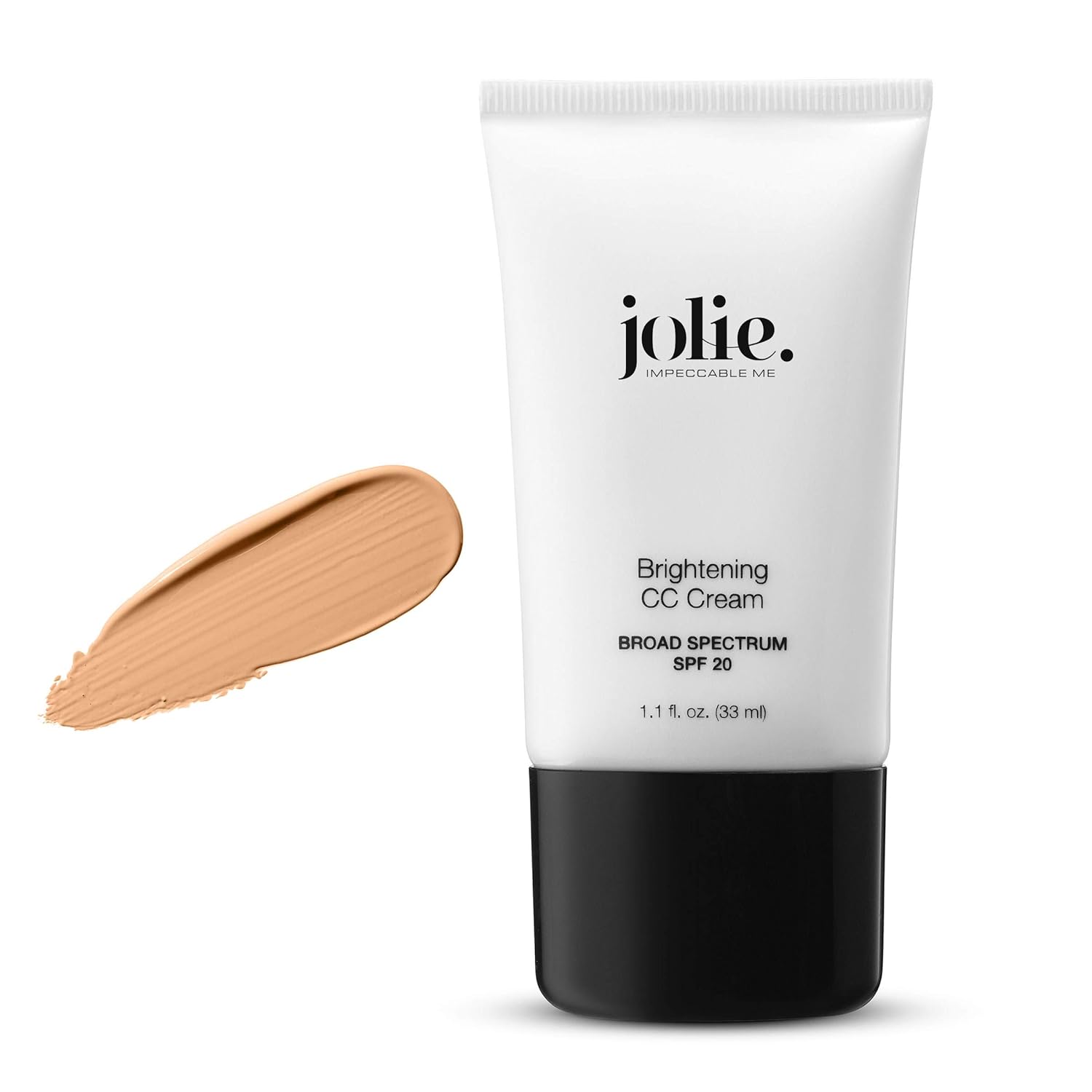 Jolie Self-Adjusting Brightening Color Correcting, Sheer Tinted Skin Tone, Radiance CC Cream SPF 20 Oil Free (Medium Deep)