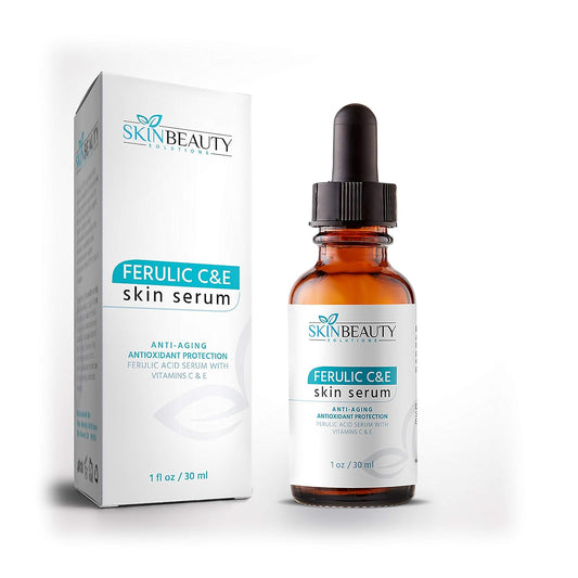 Ferulic Acid CE with Vitamin C+E Skin Serum Wrinkles, Anti-Aging, Sun Damaged Skin & More (C+E Ferulic Combination Antioxidant Treatment (4  / 120 )