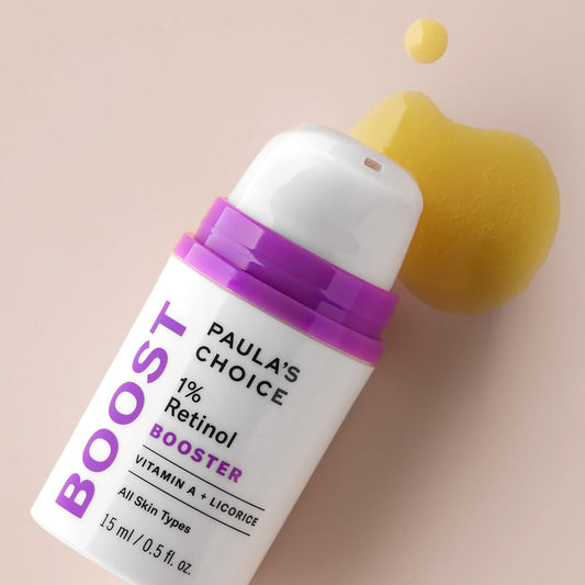 Paula's Choice BOOST 1% Retinol Booster, Vitamin A & Licorice Serum for Fine Lines & Wrinkles, 0.5