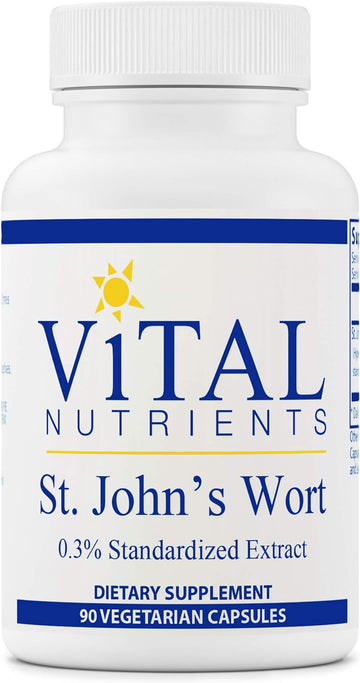 Vital Nutrients St John's Wort 300mg | Vegan Supplement to Promote Ove