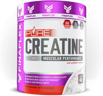 FINAFLEX Pure CREATINE, Unflavored - 10.6 oz - Promotes Muscular Stren