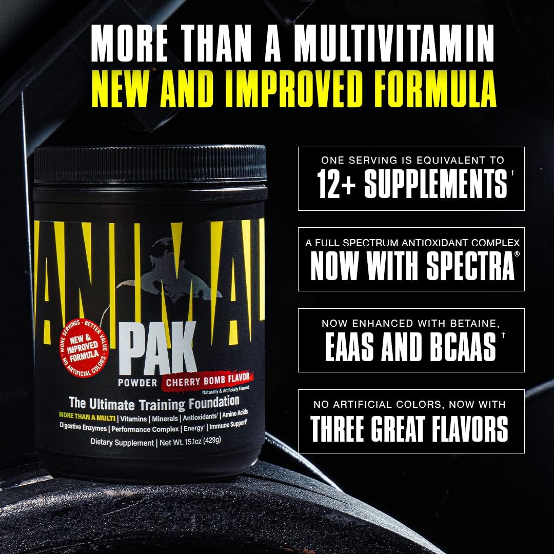 Animal Pak - Vitamin Powder with Zinc, Magnesium, Amino Acids and More
