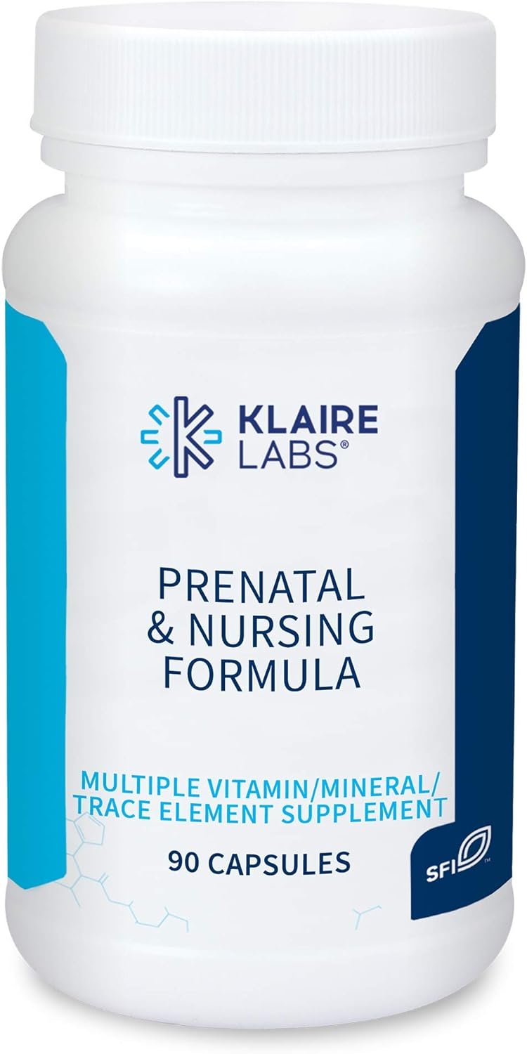 Klaire Labs Prenatal & Nursing Formula - Multivitamin & Multimineral W