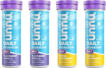 Nuun Hydration Rest, Rest and Recovery Electrolyte Tablets, Magnesium