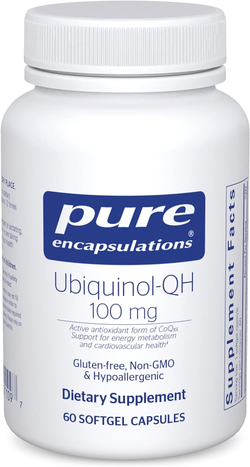 Pure Encapsulations Ubiquinol-Qh 100 Mg | Active Form Of Coq10 To Supp