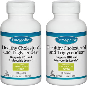 Euromedica Healthy Cholesterol and Triglycerides - 60 Capsules, Pack o