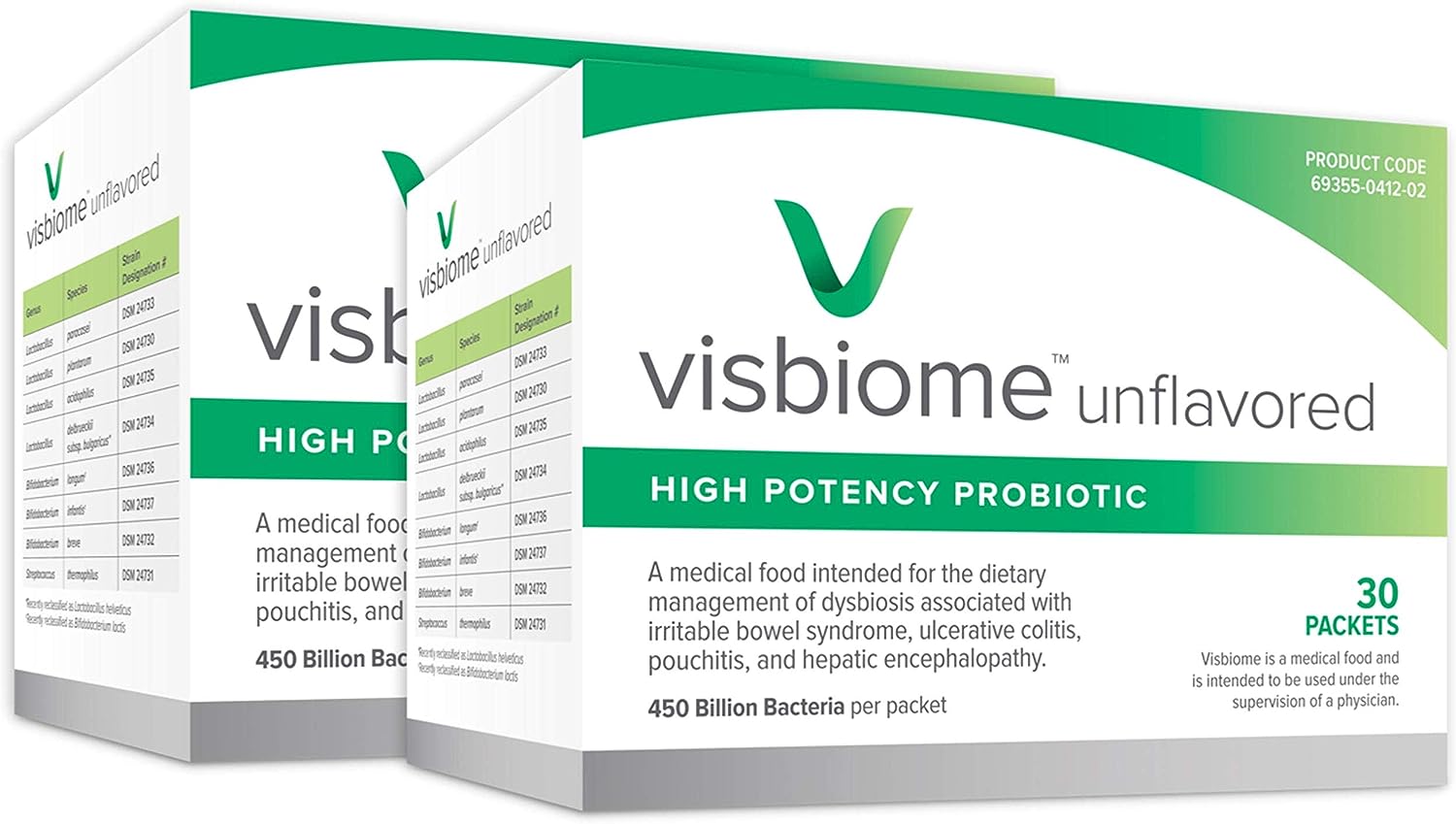 Visbiome? High Potency Probiotic - 450 Billion CFU Live Prob