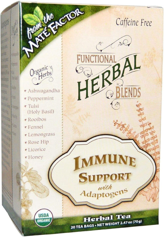 The Mate Factor Functional Herbal Blends Tea - Immune Support with Ada