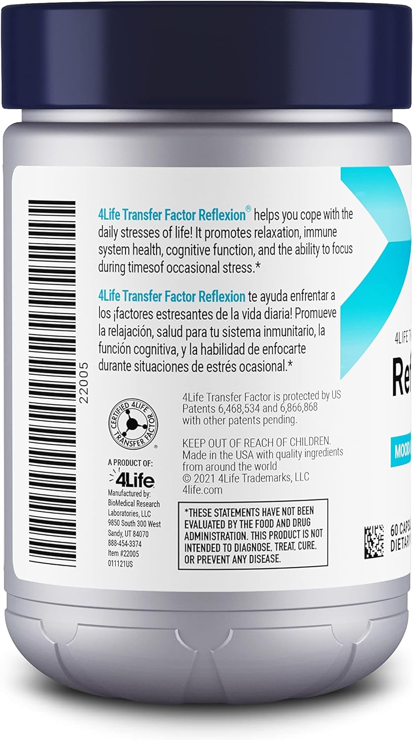 4Life Transfer Factor Reflexion - Targeted Mindset, Stress, and Brain 