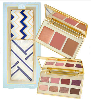 Tarte SEA Modern Mosaic Palette Wardrobe - Eyeshadow and Cream Cheek Makeup Palette - Highlighter, Bronzer, Blush