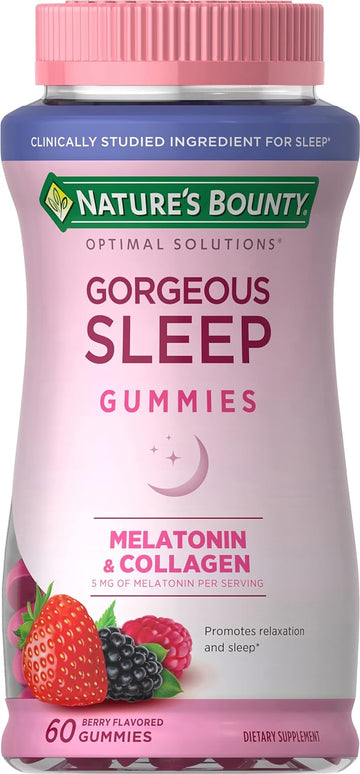 Nature'S Bounty Optimal Solutions Gorgeous Sleep Melatonin 5Mg Gummies