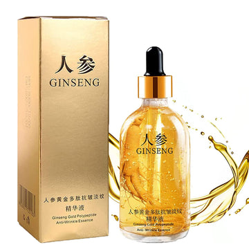 2023 Ginseng Polypeptide Anti-Ageing Essence, Ginseng Serum, One Ginseng Per Bottle, Ginseng Gold Polypeptide Anti-Ageing Essence 100