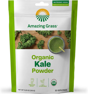 Amazing Grass Kale Greens Booster: Greens Powder Smoothie Mix, Smoothi