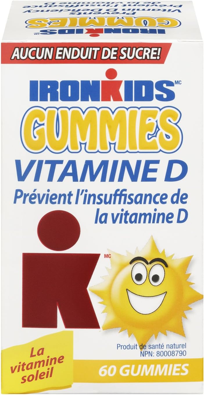 Ironkids Vitamin D Gummy for Kids 60 Gummies