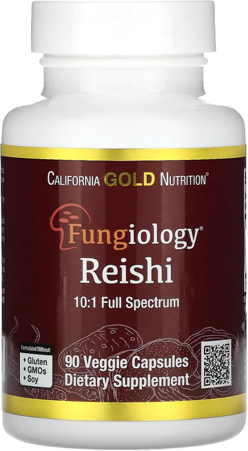 Reishi (Ganoderma lucidum), Full Spectrum, Certified Organic, 90 Veggi
