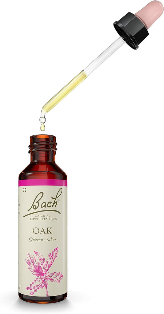 Bach Original Flower Remedies, Oak Flower Essences, Vegan Formula, Bac32 Grams