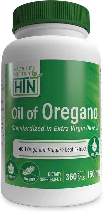 Health Thru Nutrition Oil of Oregano 360 Mini-Softgels | Wild Harveste