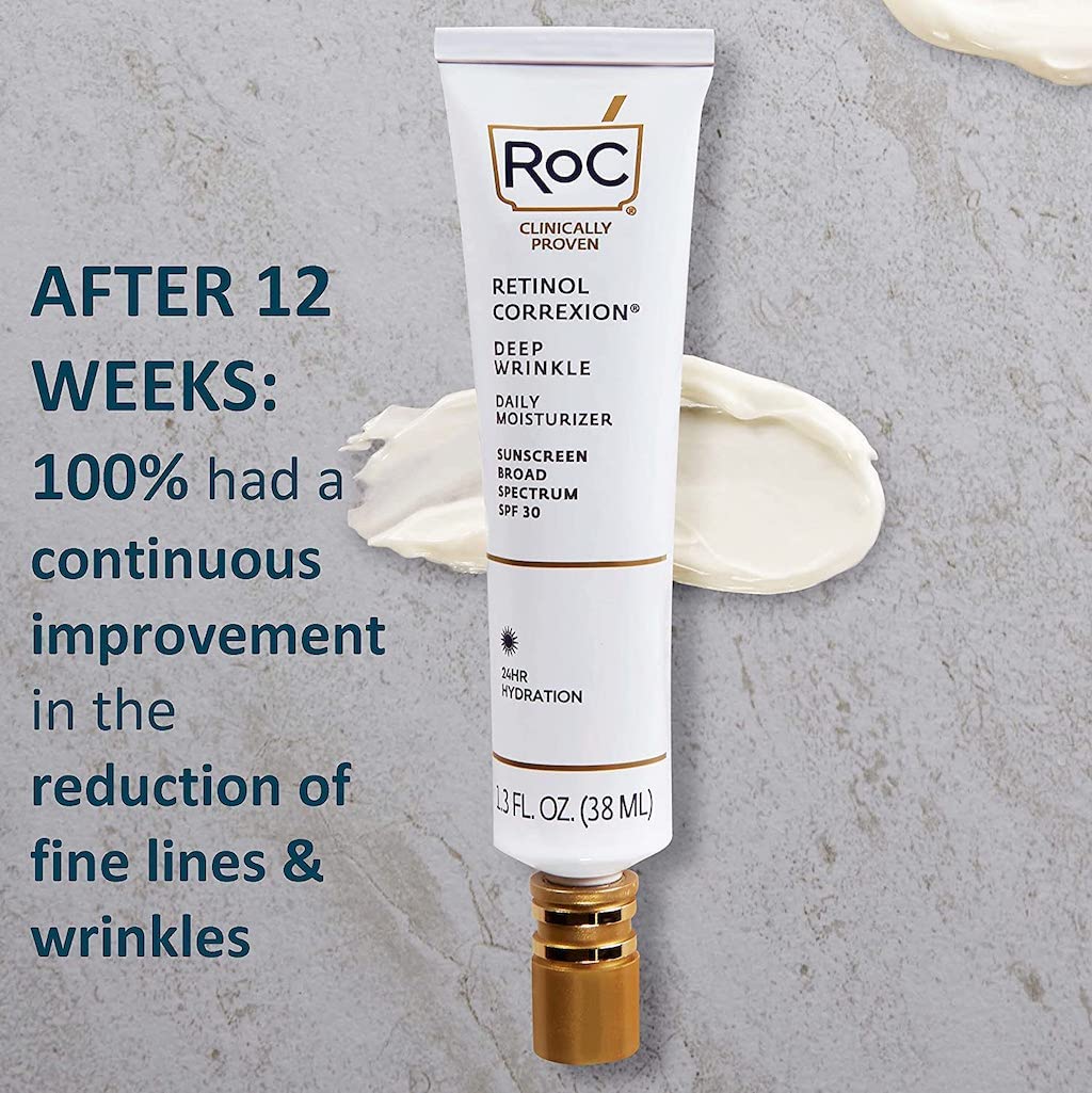 RoC Retinol Correxion Deep Wrinkle Daily Face Moisturizer wi