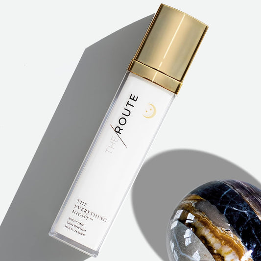 THE ROUTE BEAUTY THE EVERYTHING NIGHT Multi-Tasking Nighttime Active Moisturizer: Rejuvenates, Restores and Balances (1.7  )