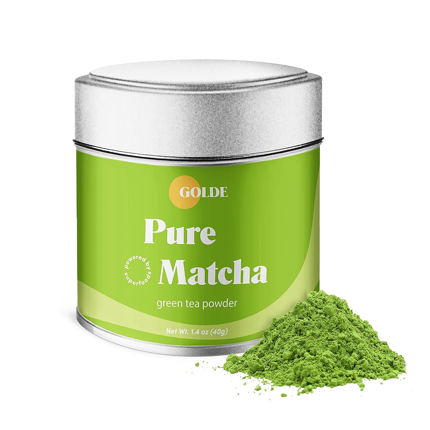 Golde Pure Matcha | Ceremonial Grade Matcha Green Tea Powder | Superfood