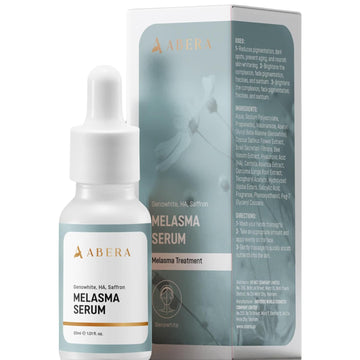 Abera Melasma Treatment for Face, Dark Spot Corrector Serum, Hyperpigmentation Treatment - Sun Spot, Age Spot, Brown Spot Remover for Men, Women, Melasma Serum 0.68