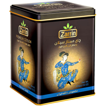 Zarrin - Premium Ceylon Black Tea with Earl Grey (Loose Leaf Tea)