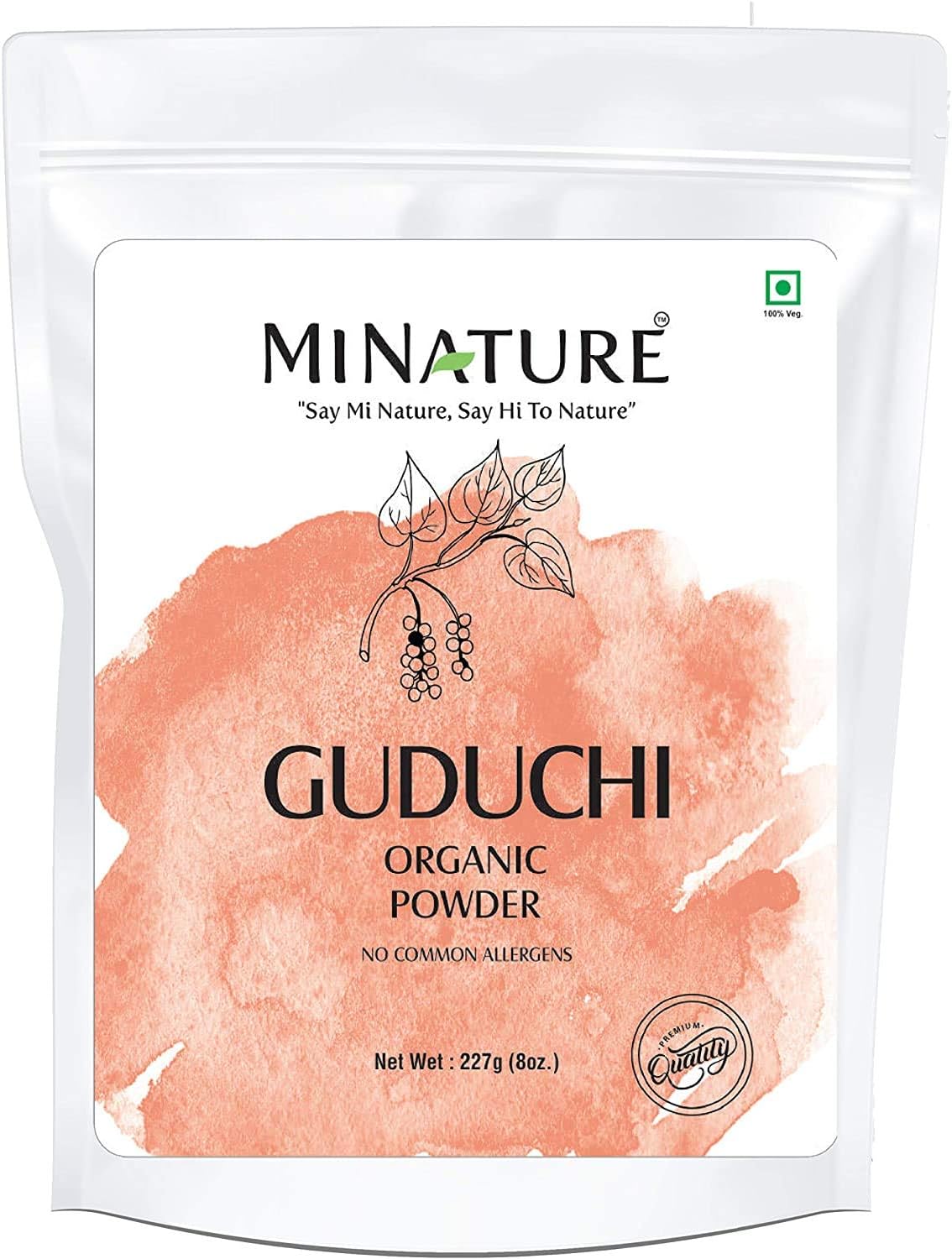 MINATURE USDA Organic Guduchi, Giloy Powder by mi Nature| (T