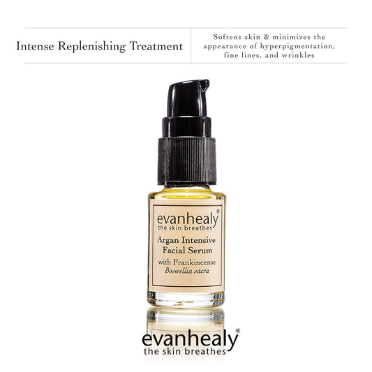 evanhealy Argan Intensive Facial Serum | Handcrafted Argan Oil with Organic Essential Oils | Nourishing & Rejuvenating Treatment for All Skin Types