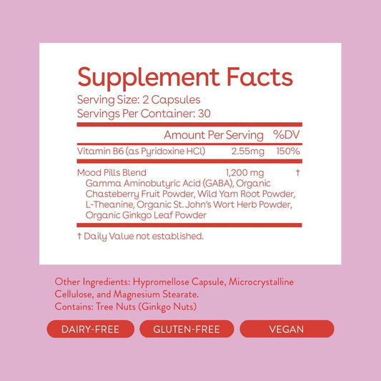 Love Wellness Mood Pill Supplement | Promotes a Happy Mood | Helps wit
