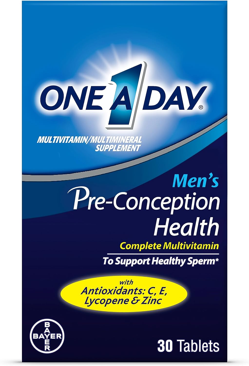 One A Day Men'S Pre-Conception Health Multivitamin To Support Healthy