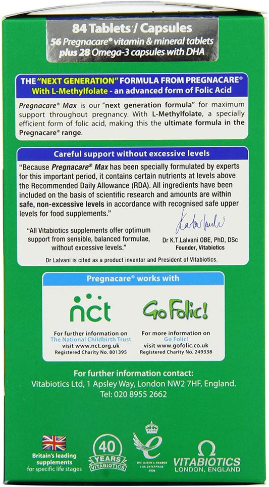 Pregnacare Max - Capsules & Tablets 28S+56S (Pack of 4)