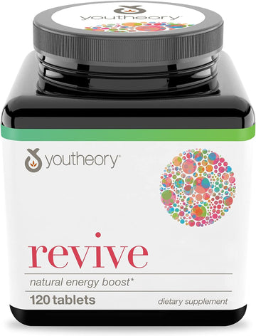 Youtheory Revive Advanced, 120Count (1 Bottle) (RX.00320.US)