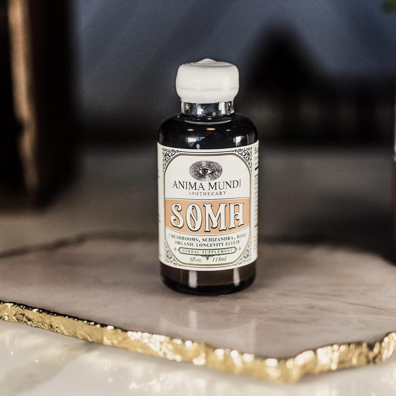 Anima Mundi Soma 7 Mushroom Adaptogenic Elixir - Mushroom Liquid Extra