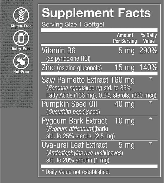 The Vitamin Shoppe Saw Palmetto Complex 160mg - Supplement for Prostat