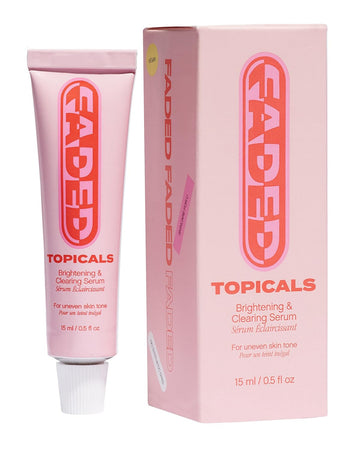 Topicals Mini Faded Serum for Dark Spots and Discoloration - Hyperpigmentation Safe - Tranexamic Acid and Niacinamide for Post-Blemish Marks, Scars and Spots (0.5  )