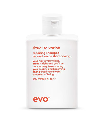 EVO Ritual Salvation Repairing Shampoo - Gently Cleanses, Treats Damaged & Brittle Hair & Protects Color