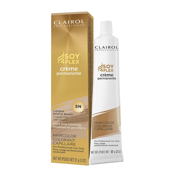 Clairol Professional Permanent 5N Lightest Neutral Brown, 2